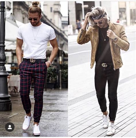 swag gucci belt outfit men|gucci belt style ideas.